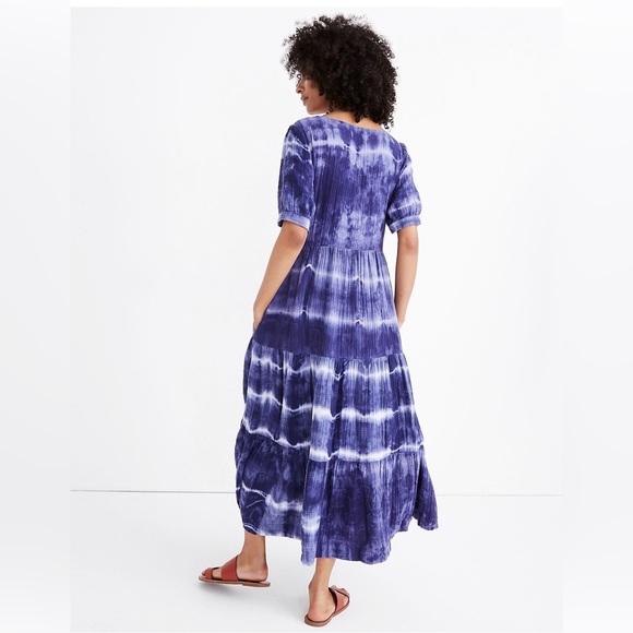 Madewell x Warm Tie-Dye Midi Dress XXS - Picture 2 of 6